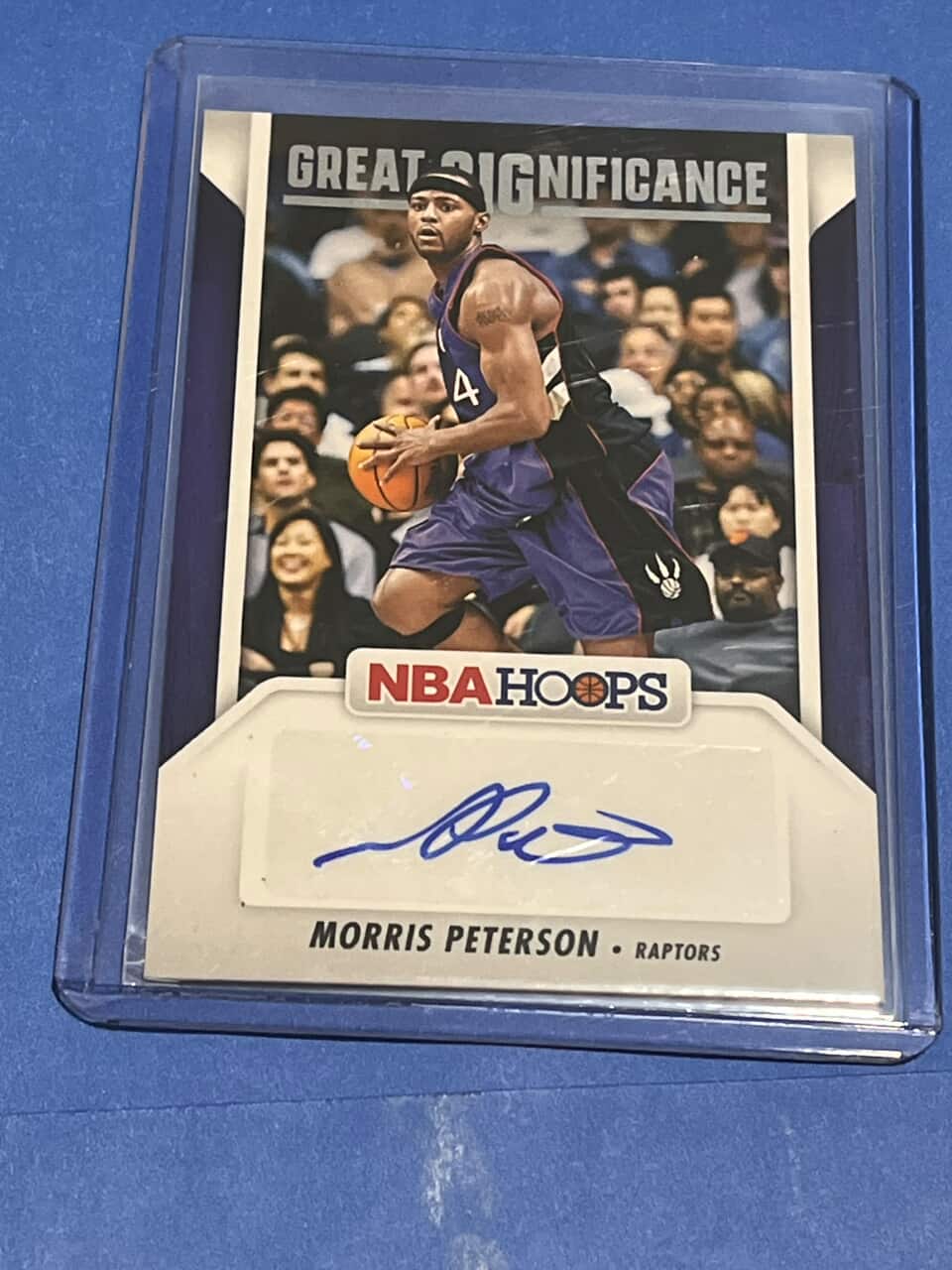 2024-25 NBA Hoops Great Significance Auto MORRIS PETERSON #GS-MPR Raptors SP