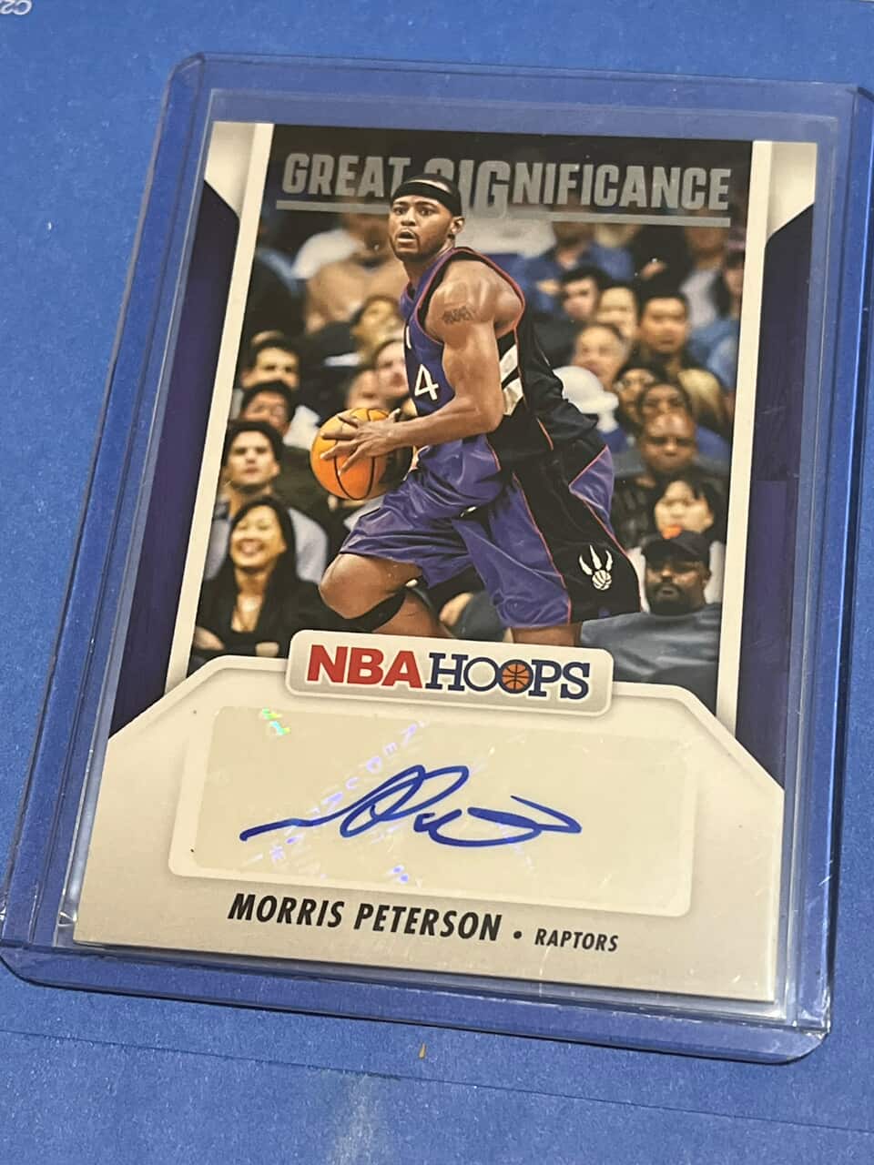 2024-25 NBA Hoops Great Significance Auto MORRIS PETERSON #GS-MPR Raptors SP