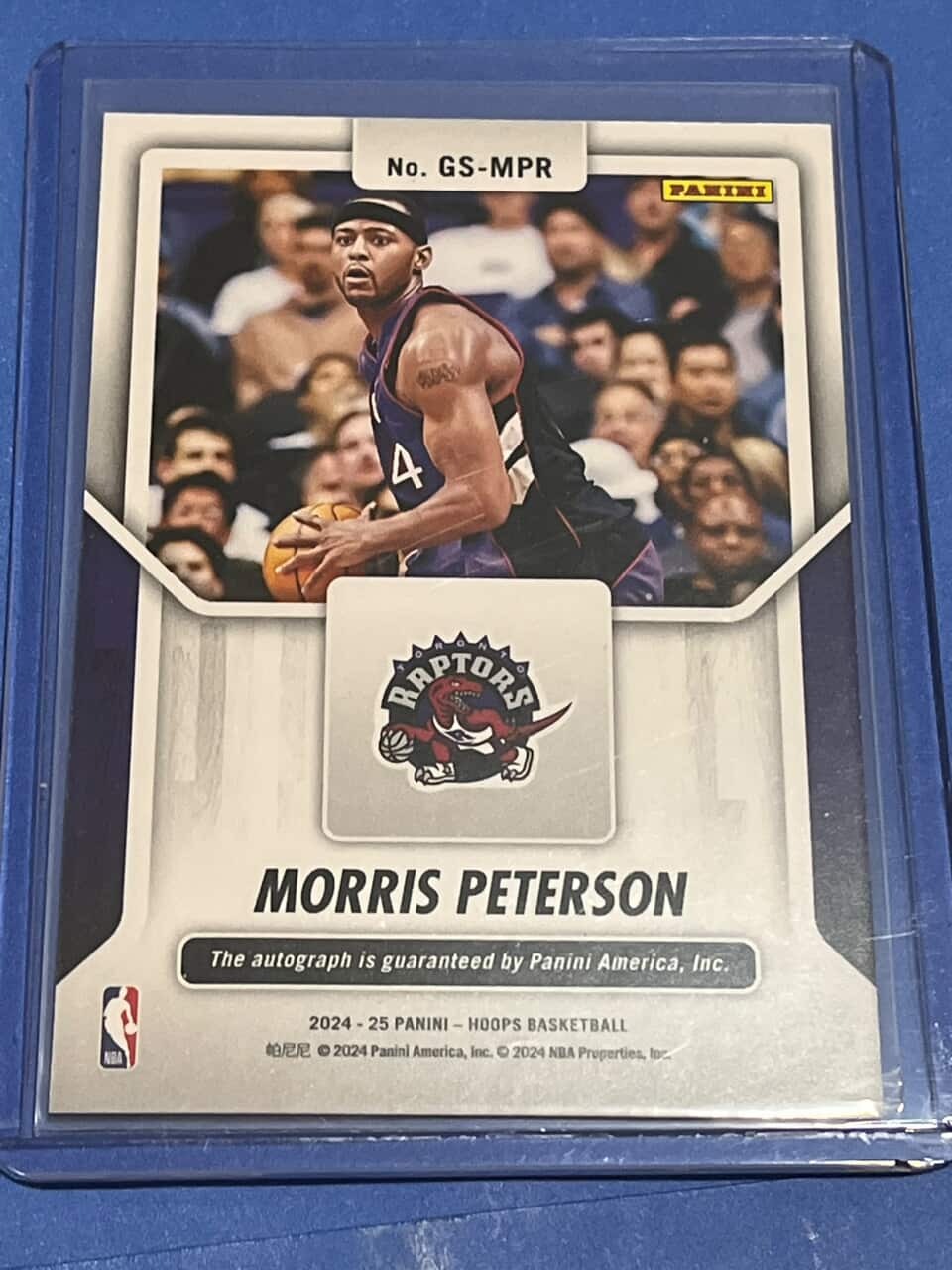 2024-25 NBA Hoops Great Significance Auto MORRIS PETERSON #GS-MPR Raptors SP