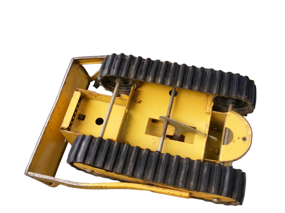 Vintage & Antique Toy - Tonka Yellow Bulldozer 9" Long