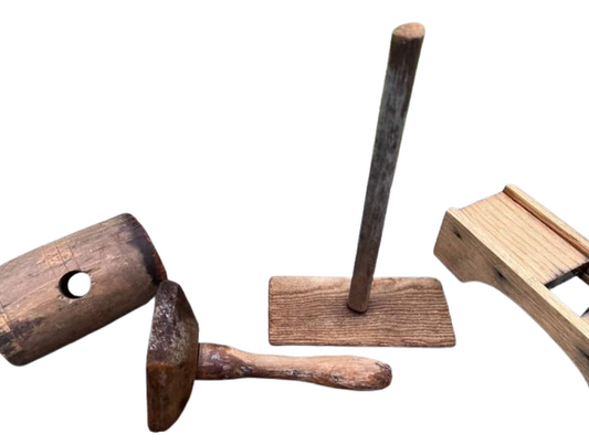 Antique Wooden Kitchen Tools Bung Hole Pegs