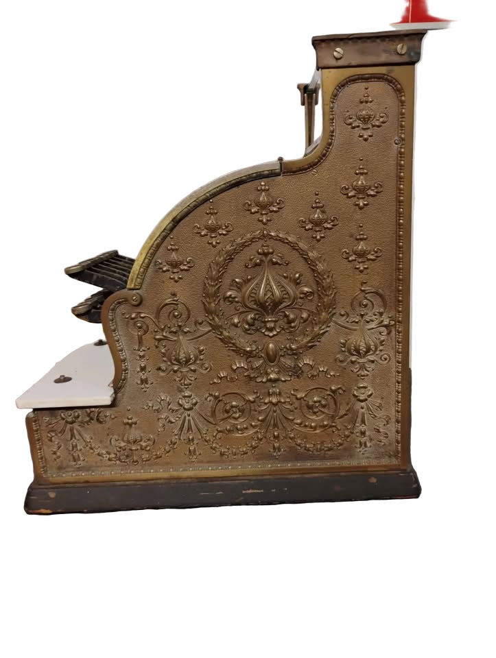 Antique Brass National Cash Register Model 313