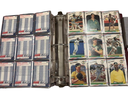 1988 fleer baseball trading cards collection