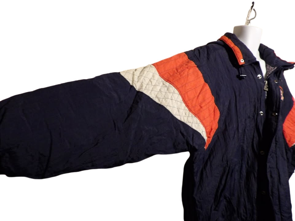 VINTAGE STARTER CHICAGO BEARS FOOTBALL FULL ZIP HOODED JACKET COAT MENS XL USED $80