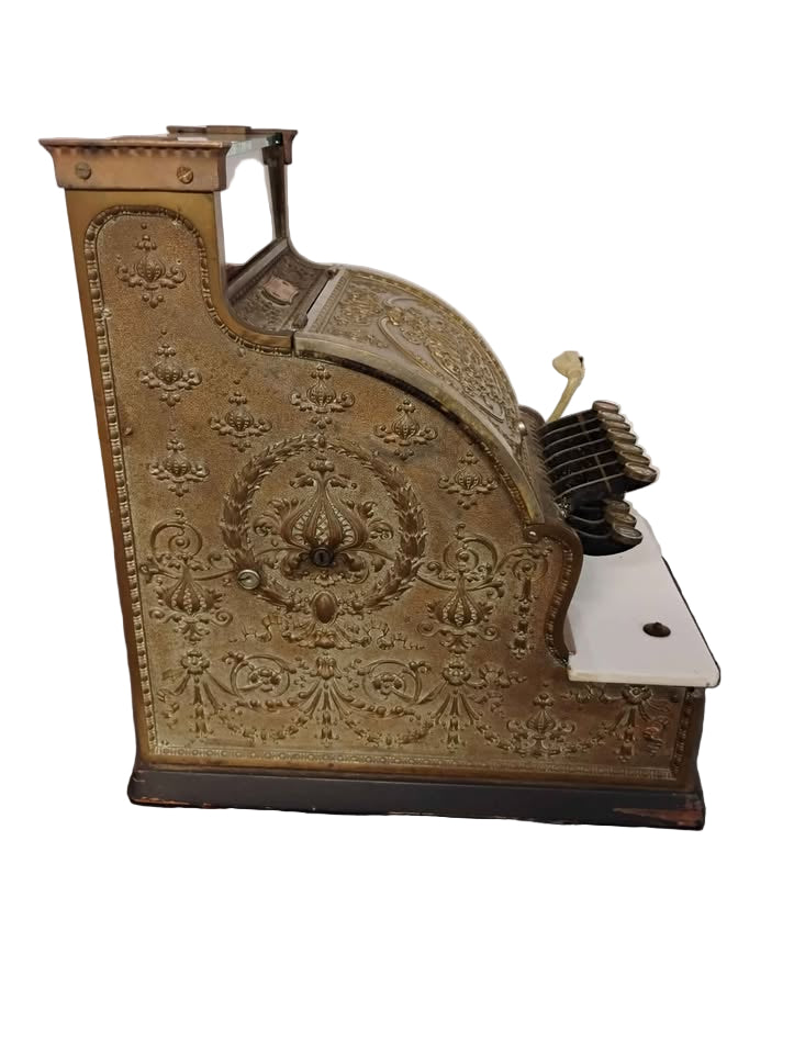 Antique Brass National Cash Register Model 313