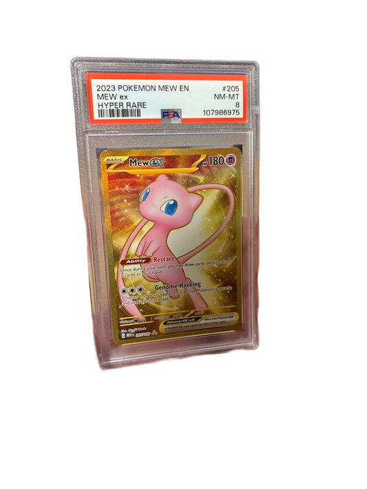 PSA 8 - 2023 POKEMON MEW EN-151 #205 MEW EX HYPER RARE