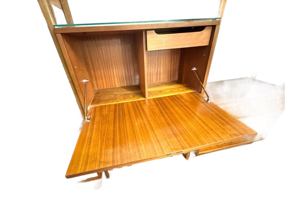 Mid-Century Modern Modular Wall Unit – Teak Finish