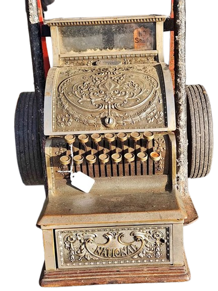 Rare National 1908 cash register #311 with original key