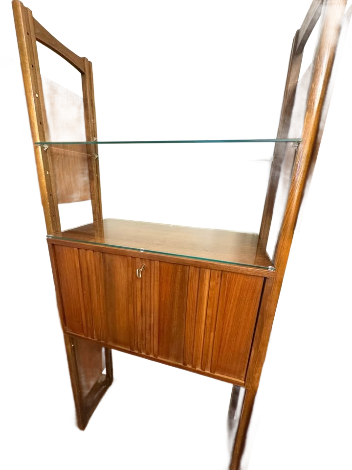 Mid-Century Modern Modular Wall Unit – Teak Finish