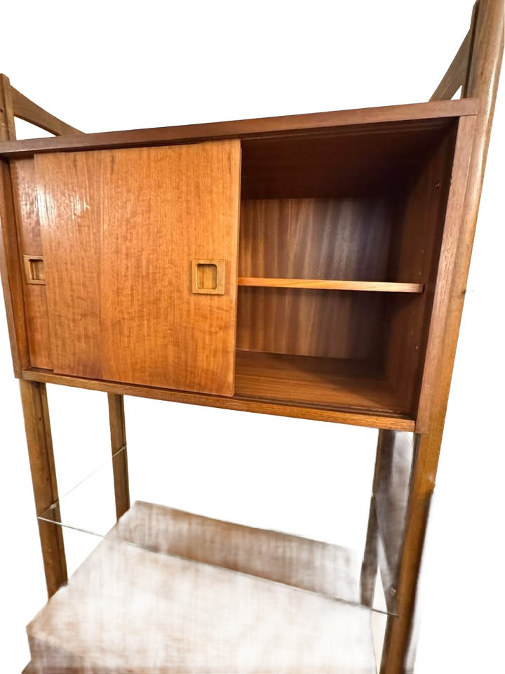 Mid-Century Modern Modular Wall Unit – Teak Finish