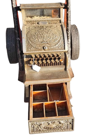 Rare National 1908 cash register #311 with original key