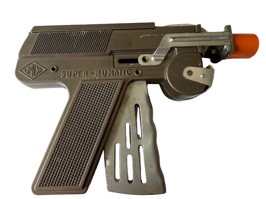 VINTAGE LMCO Super-Numatic Harmless Paper Buster Gun Cap Pistol Toy