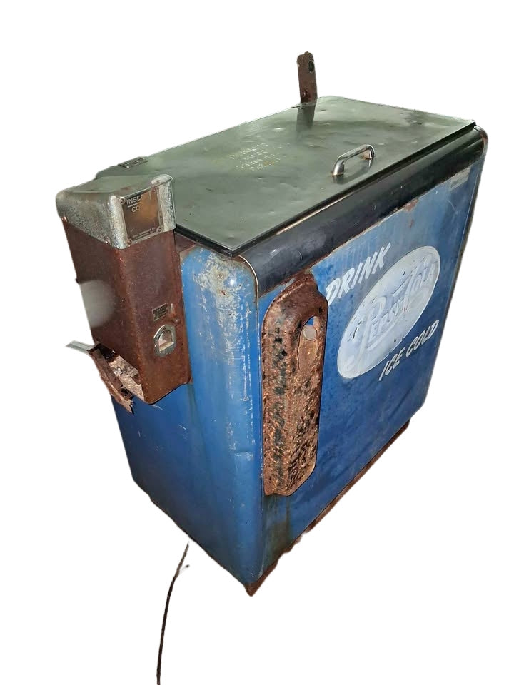 1940's VINTAGE PEPSI BOTTLE DISPENSER