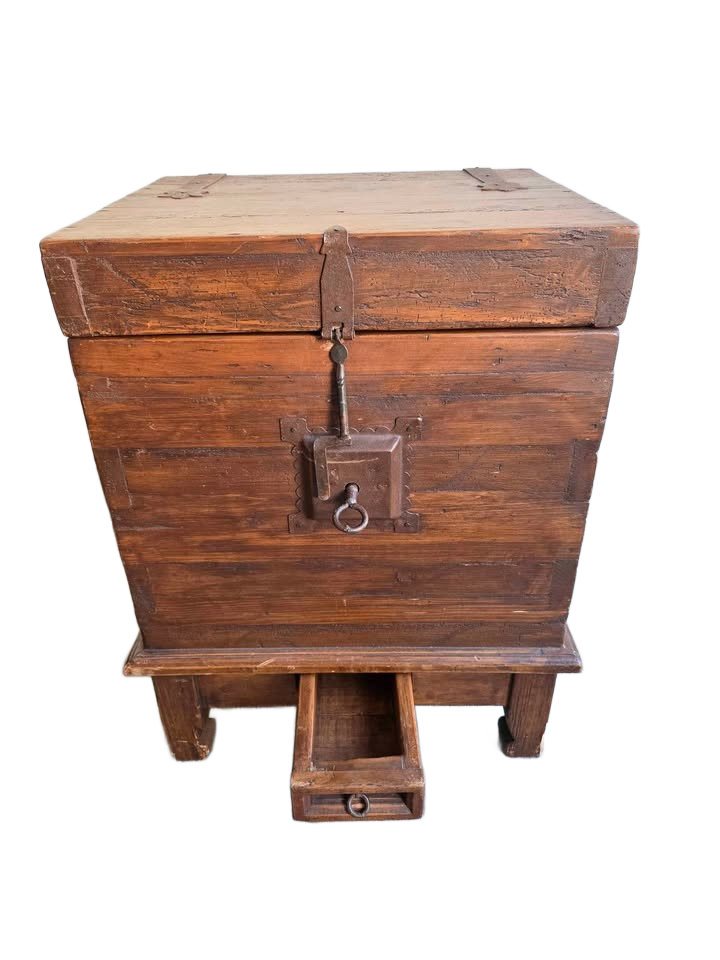 Wooden decorative chest