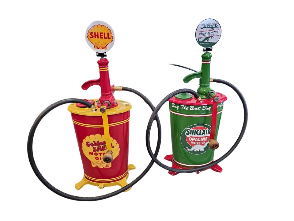 Vintage oil lubsters Shell Sinclair Restored