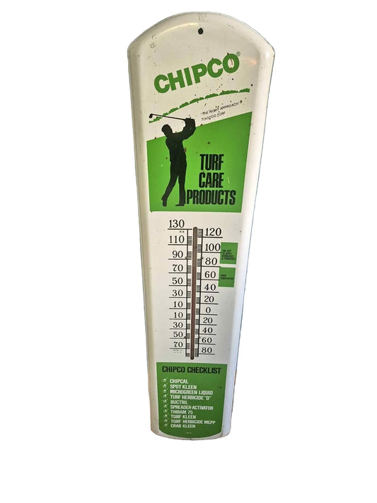 Rare vintage 1973 Golf related Advertising Thermometer.