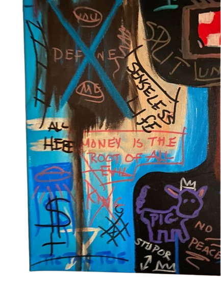 Abstract Street Art Painting 18x24