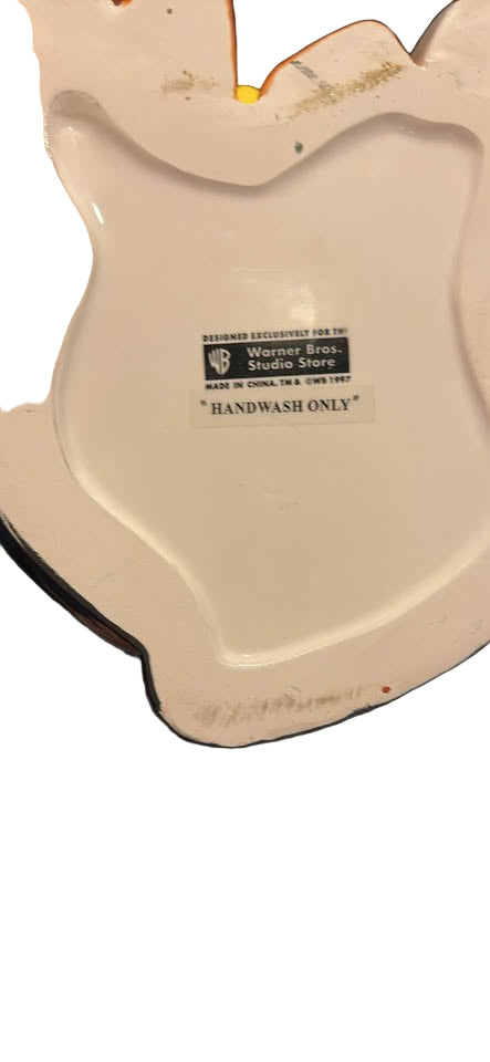 Loony Tunes Sylvester & Tweety Bird Vintage Ceramic Cookie Jar Warner Bros