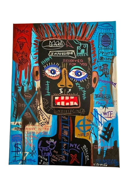 Abstract Street Art Painting 18x24