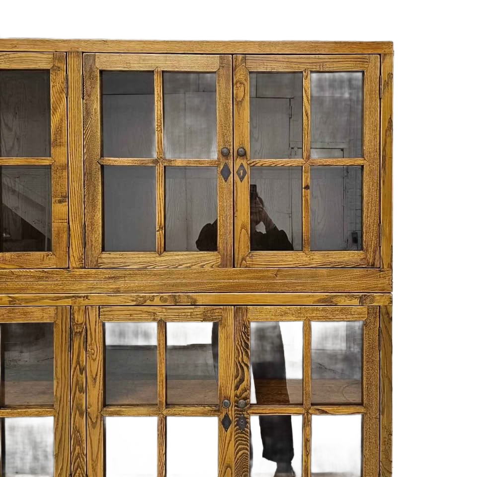 Vintage Triple Stack Bookcase / Cabinet