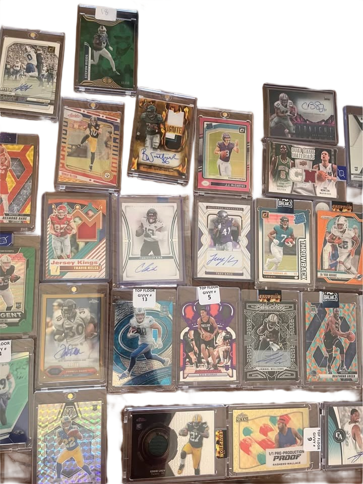 Card collection. Slabs/#’d cards/rookies/case hits