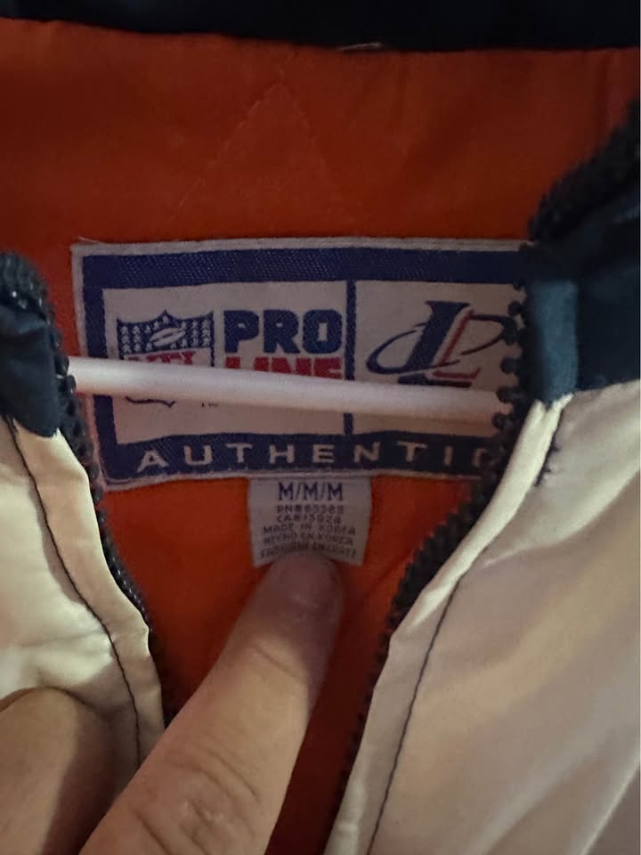 Vintage Chicago Bears Pro Line Logo Athletic Splash Jacket Coat M