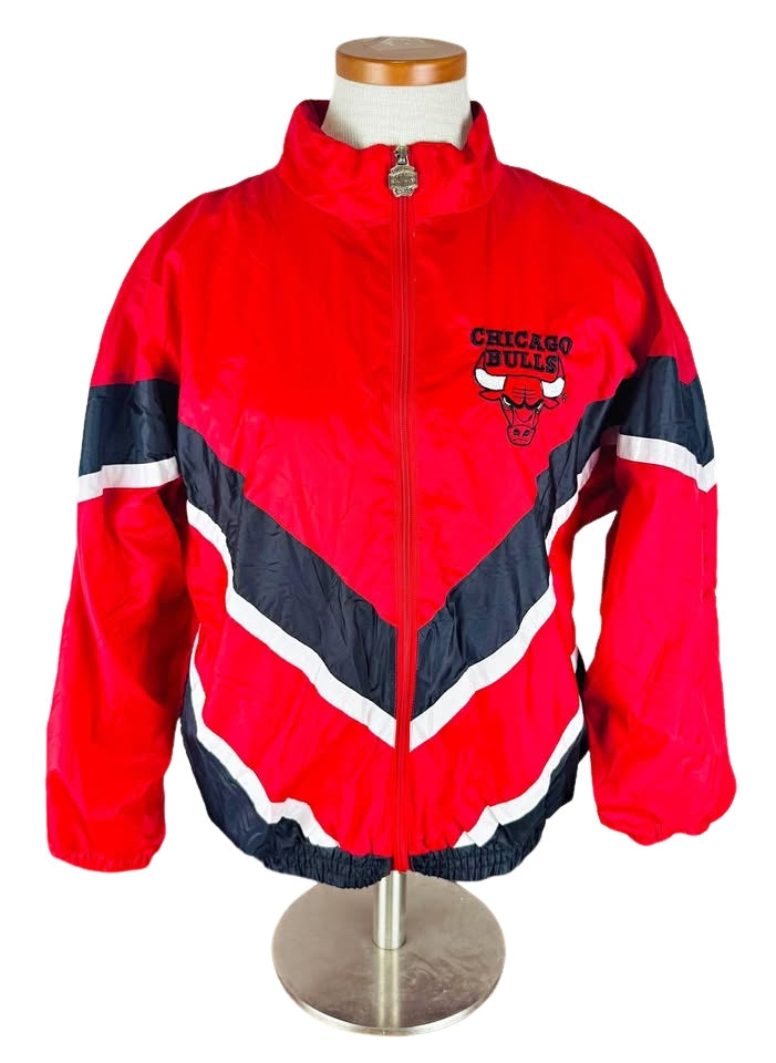 Vintage NBA Chicago Bulls Professional Sports Club Team Zip Jacket Boys Large 12/14