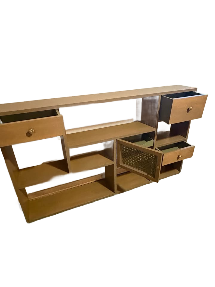 Vintage MCM floating cabinet