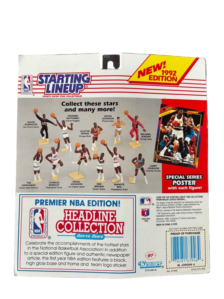 1992 Kenner Starting Linup Michael Jordan sealed original package