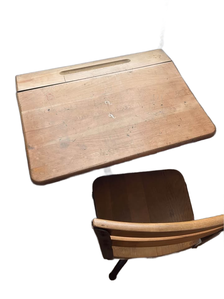 Vintage School Desk