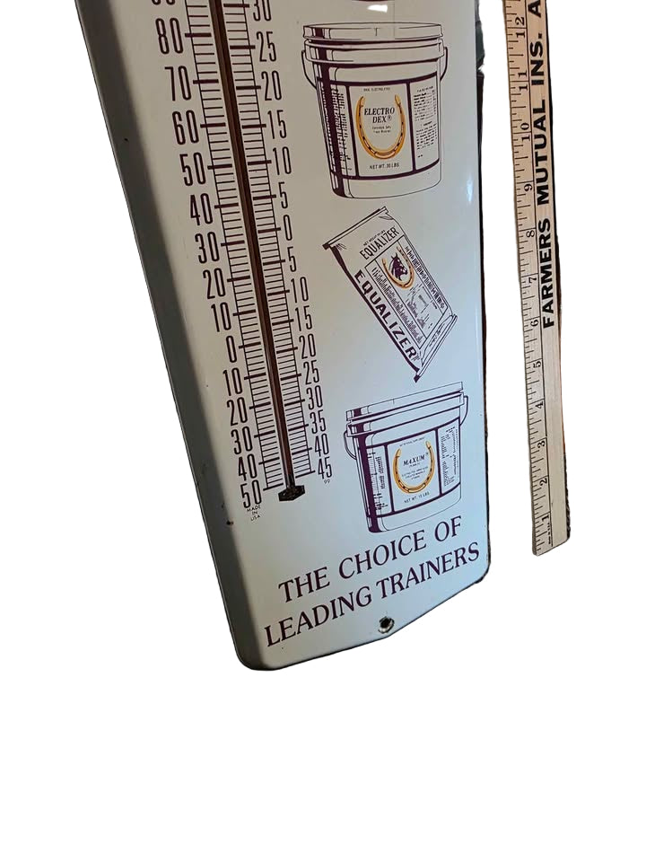 Vintage Advertising Thermometer - Horse Health Products
