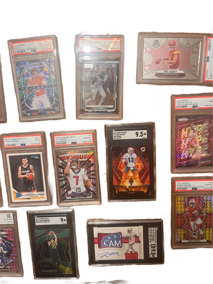 Card collection. Slabs/#’d cards/rookies/case hits