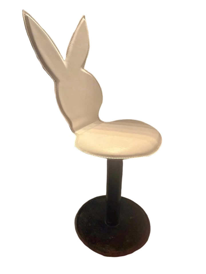 Antique 1970 Playboy bunny barstool