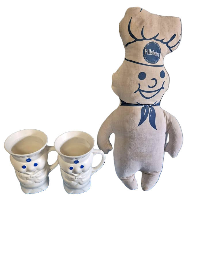 Vintage 1970s advertising collection Pillsbury Dough Boy