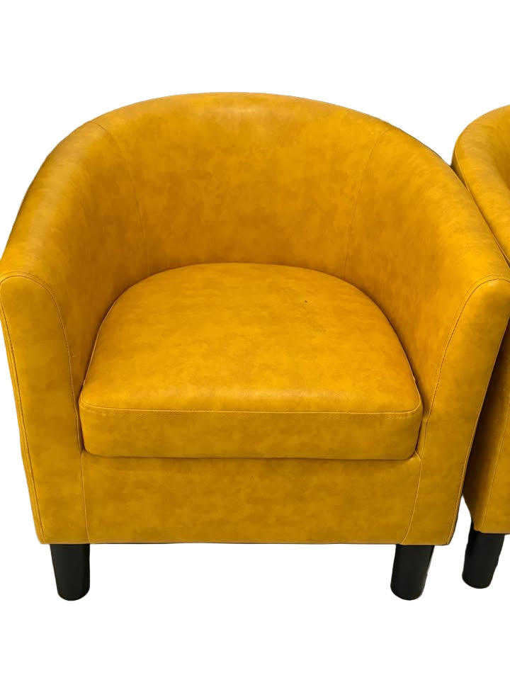 Vintage style chairs and foot rest