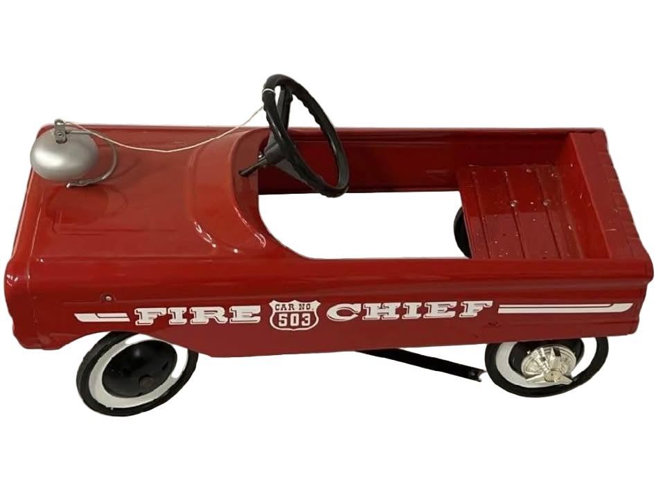 VINTAGE AMF FIRE CHIEF #503 PEDAL CAR