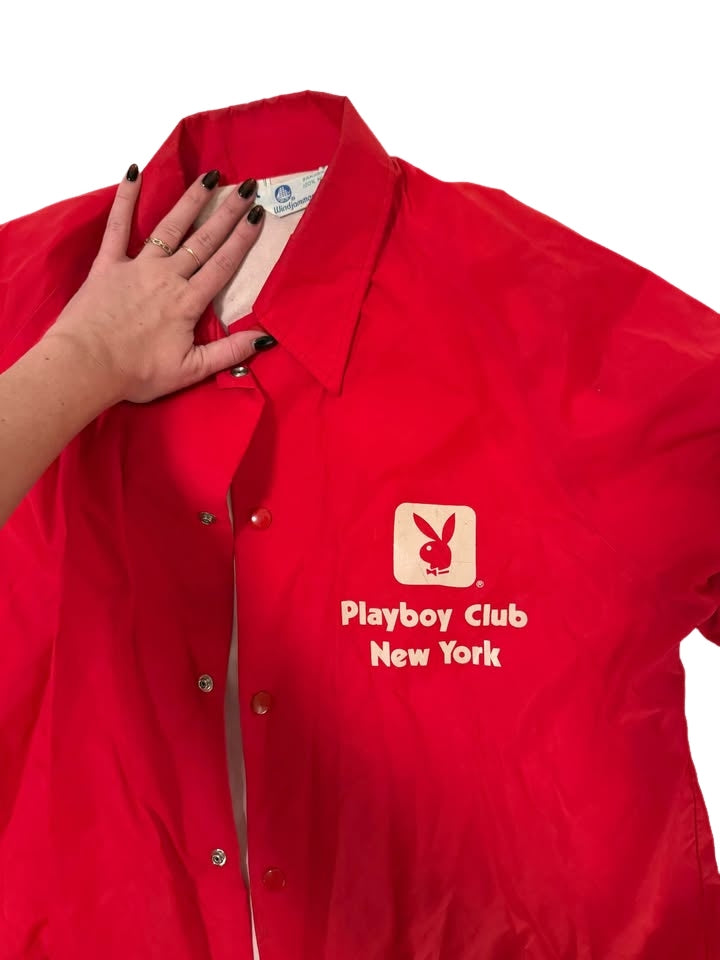 vintage playboy windbreaker