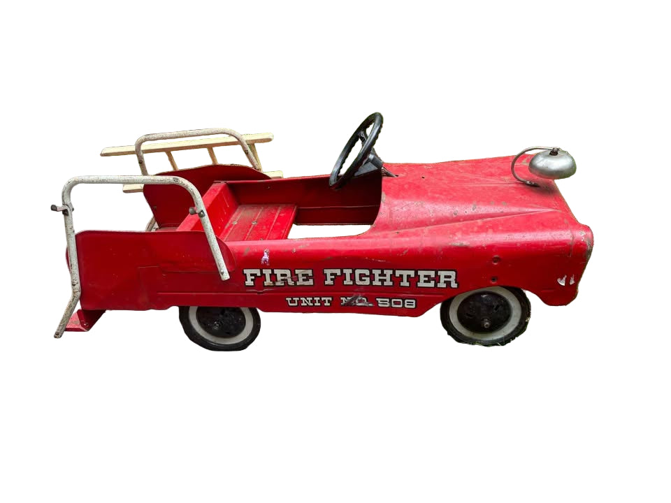 Antique Pedal Car fire truck