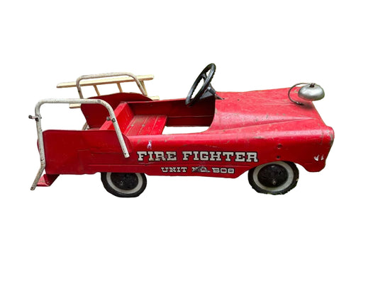 Antique Pedal Car fire truck