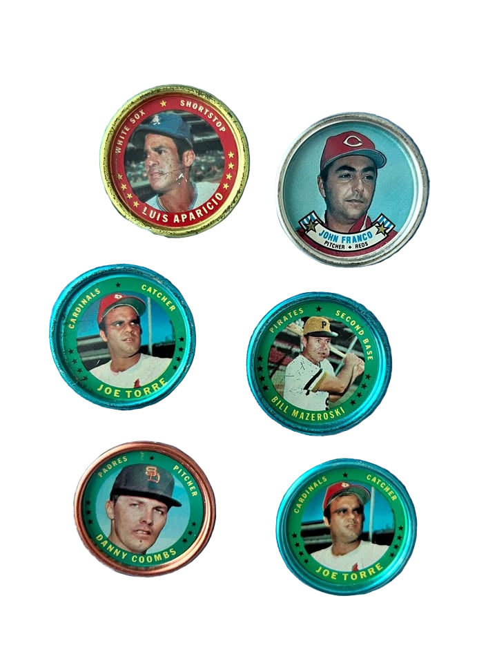 Vintage 1971 TOPPS Baseball Coins