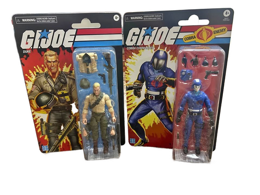 GI-Joe Classified Retro Cobra Commander and Duke