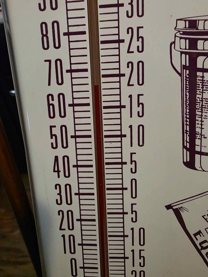 Vintage Advertising Thermometer - Horse Health Products