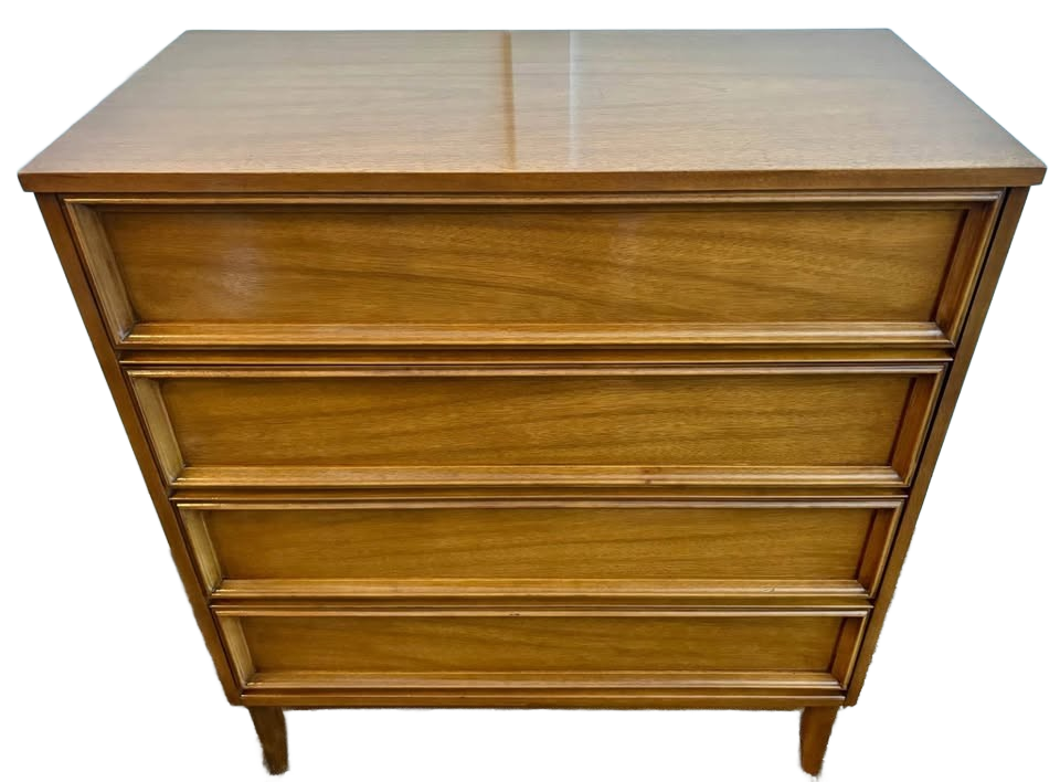 4-Drawer “DIXIE” MCM Highboy/Dresser/Chest
