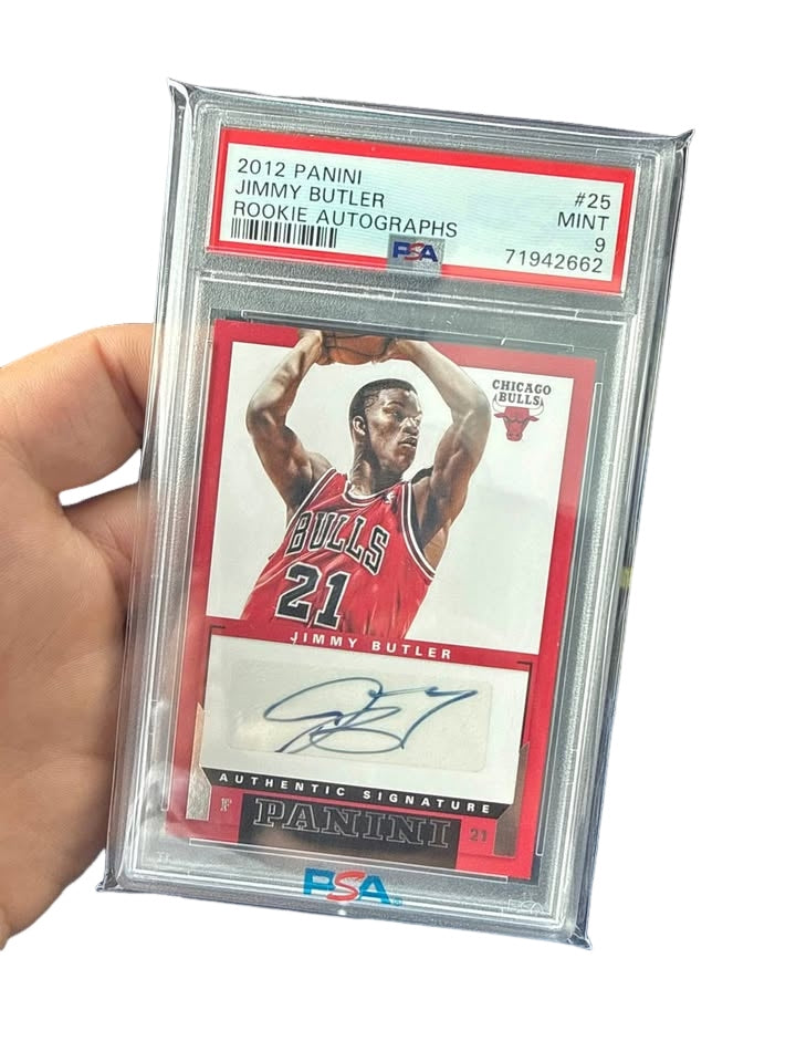 2012 PANINI ROOKIE AUTOGRAPHS #25 JIMMY BUTLER ROOKIE AUTOGRAPHS PSA 9