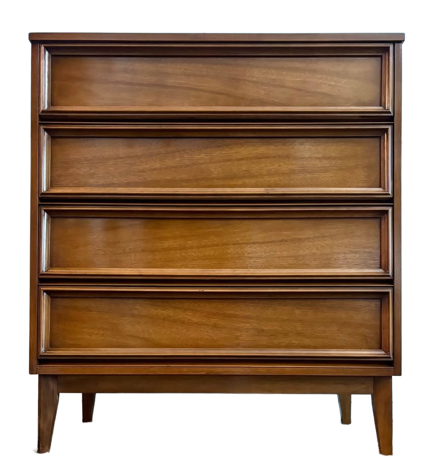 4-Drawer “DIXIE” MCM Highboy/Dresser/Chest