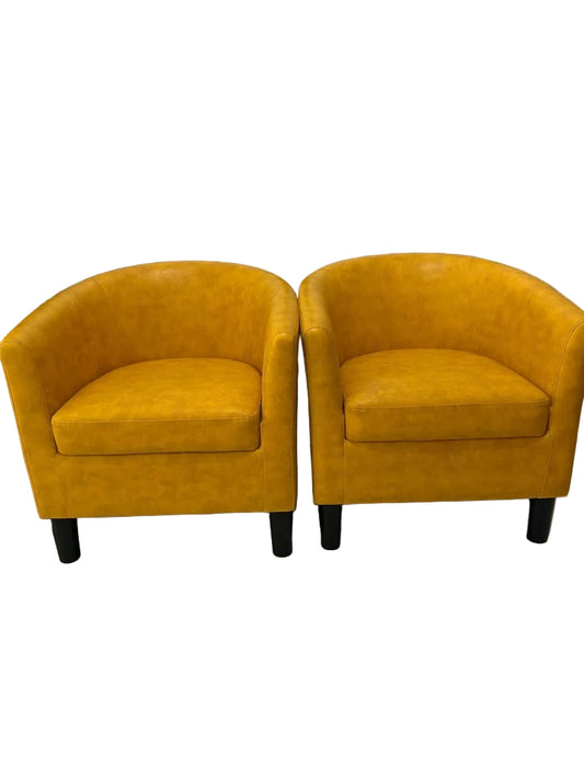 Vintage style chairs and foot rest