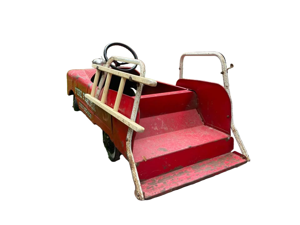 Antique Pedal Car fire truck