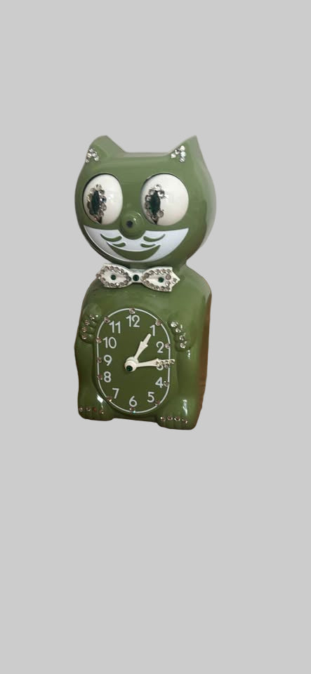 Kit cat clock animated vintage jeweled