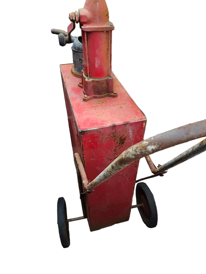 Vintage antique oil tank