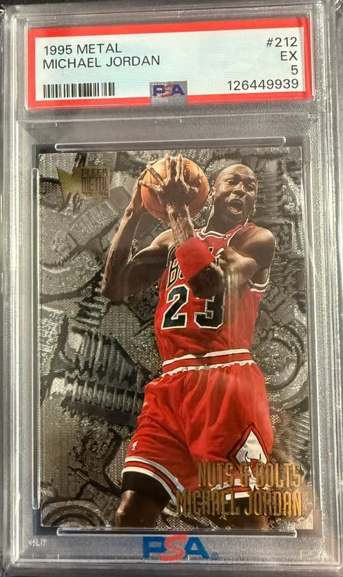Michael Jordan Graded + Raw Lot (4). Clean Looking Slabs